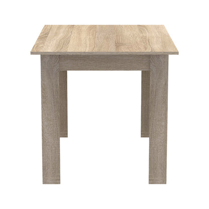 Dining table set of 5 pieces Manka-Parker madf in black-sonoma color 110x80x77cm