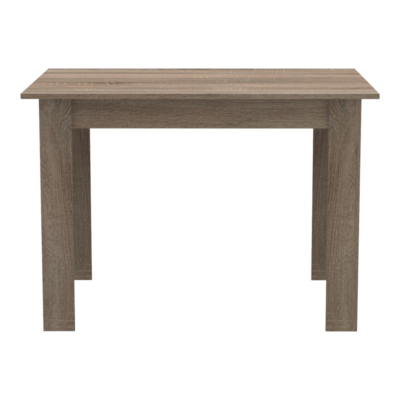 Dining table set of 5 pieces Manka-Parker madf in black-sonoma truffle color 110x80x77cm