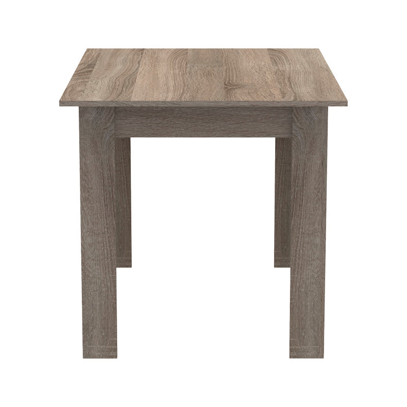 Dining table set of 5 pieces Manka-Parker madf in black-sonoma truffle color 110x80x77cm
