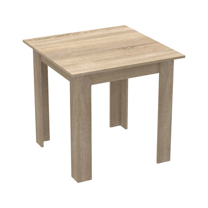 Dining table set of 3 pieces Manka-Parker madf in black-sonoma color 80x80x77cm