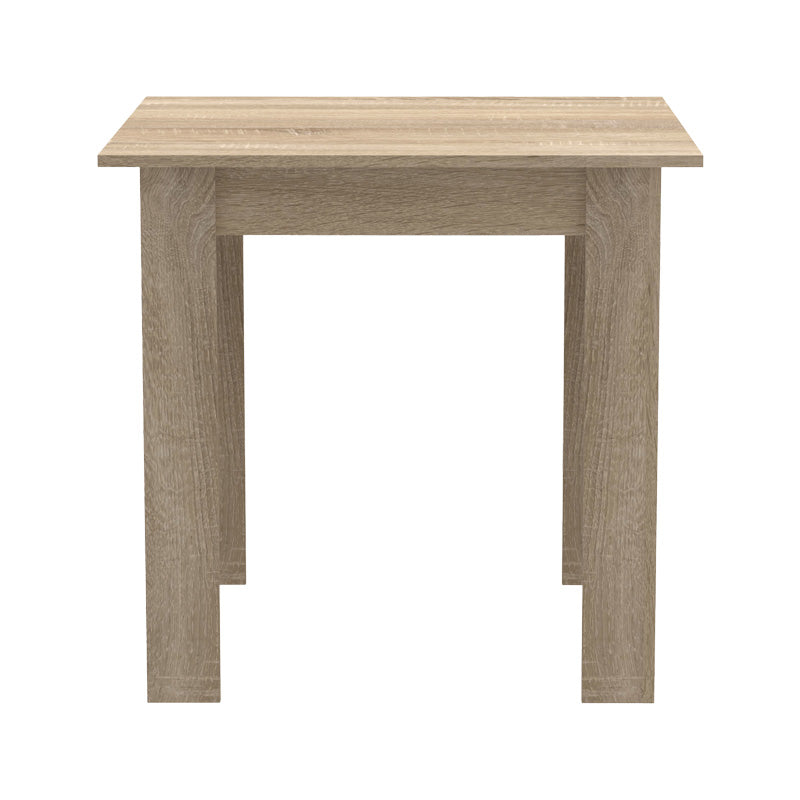 Dining table set of 3 pieces Manka-Parker madf in black-sonoma color 80x80x77cm