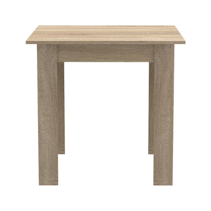 Dining table set of 3 pieces Manka-Parker madf in black-sonoma color 80x80x77cm