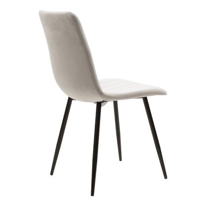 Dining table Natali-Noor set of 3 pcs MDF black-grey-natural legs 120x80x76cm