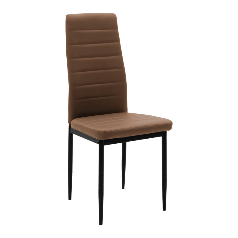 Dining table Balou-Parker set of 5 pcs black-brown D120x73cm