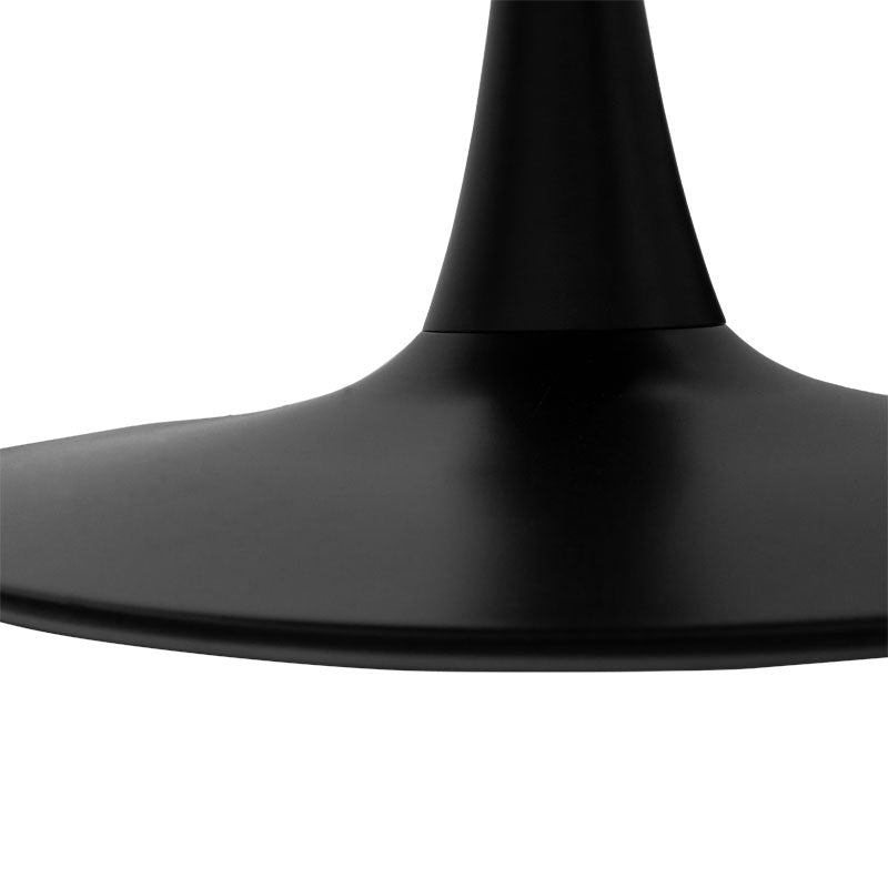 Dining table Balou-Parker set of 5 pcs black-brown D120x73cm