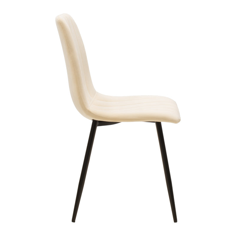 Dining table Balou-Noor set of 5 MDF black-beige D120x73cm