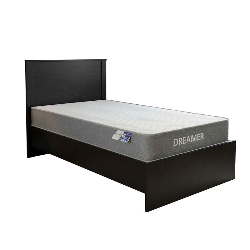 Bed with mattress Athos-Dreamer wenge 90x190cm