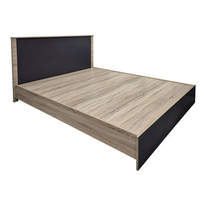 Bed with mattress Athos-Dreamer sonoma-anthracite 160x200cm