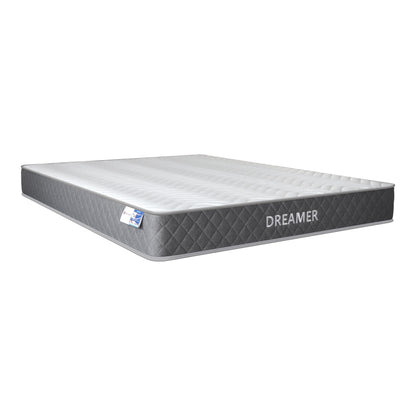 Bed with mattress Mago-Dreamer anthracite fabric 150x200cm