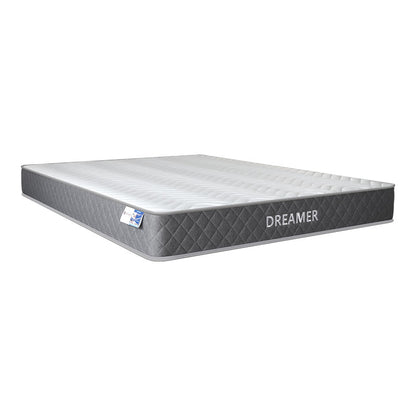 Bed with mattress Mago-Dreamer pu grey 150x200cm