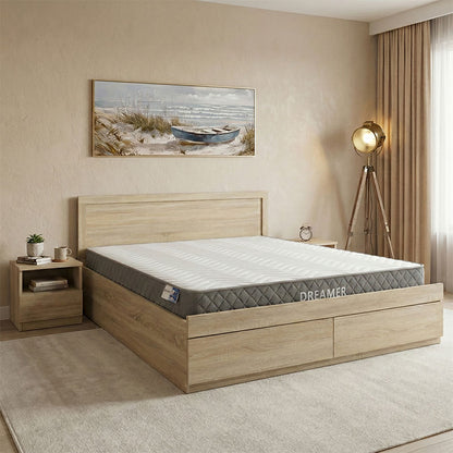 Bed with mattress and drawer Olympus-Dreamer sonoma 160x200cm