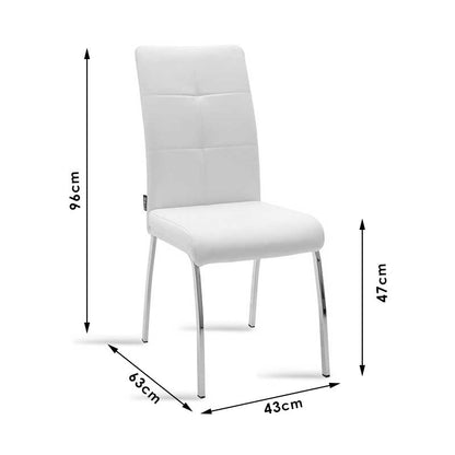 Dining Room with Ariadne Chairs Black and Antoro Glass Table D100x75cm Set of 5pcs