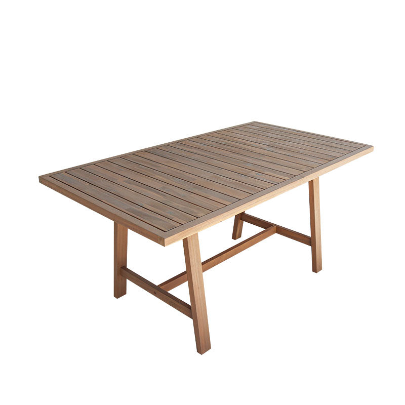 Malibu dining table 7 pcs solid acacia wood 180x90x75cm