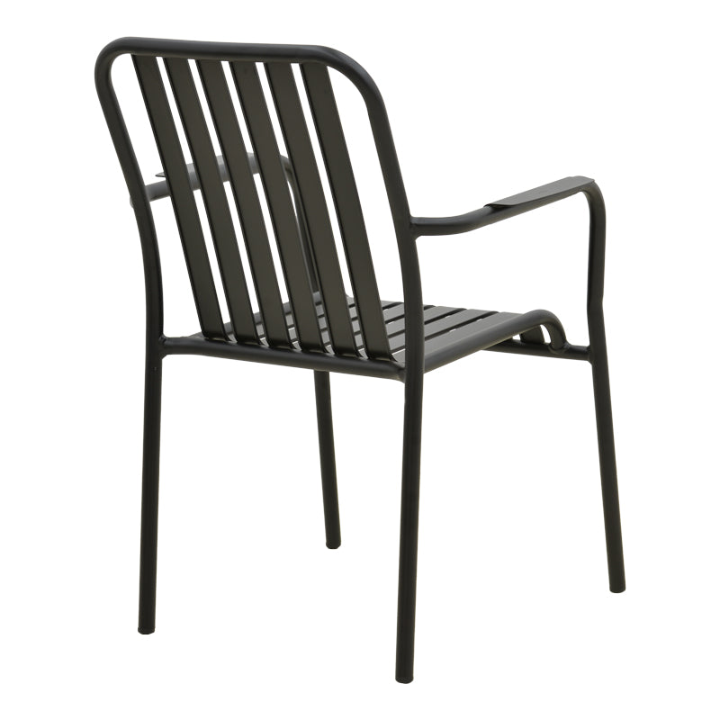 Dining set Heven Vista set of 5 pices black aluminum 150x80x72cm