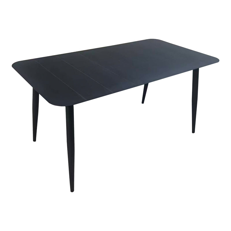 Dining set Heven Vista set of 5 pices black aluminum 150x80x72cm