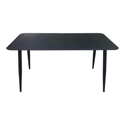 Dining set Heven Vista set of 7 pices black aluminum 150x80x72cm
