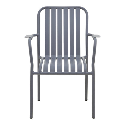 Dining set Heven Vista set of 3 pieces anthracite aluminum 80x80x72cm