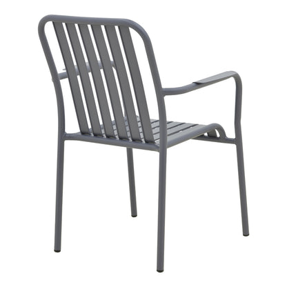 Dining set Heven Vista set of 5 pieces anthracite aluminum 80x80x72cm