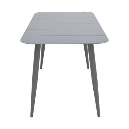 Dining set Heven Vista set of 5 pieces anthracite aluminum 150x80x72cm