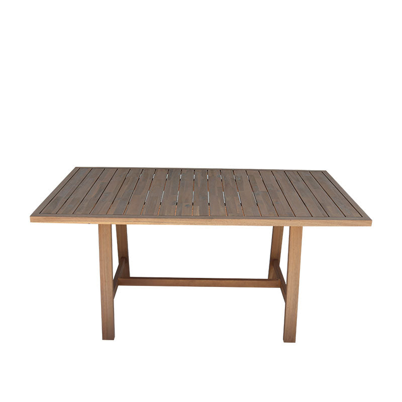 Malibu dining table 9 pcs solid acacia wood 180x90x75cm