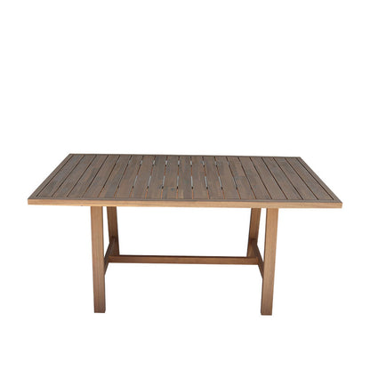 Malibu dining table 9 pcs solid acacia wood 180x90x75cm