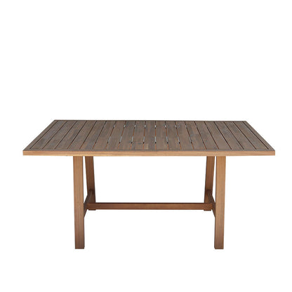 Malibu dining table 7 pcs solid acacia wood 160x90x75cm