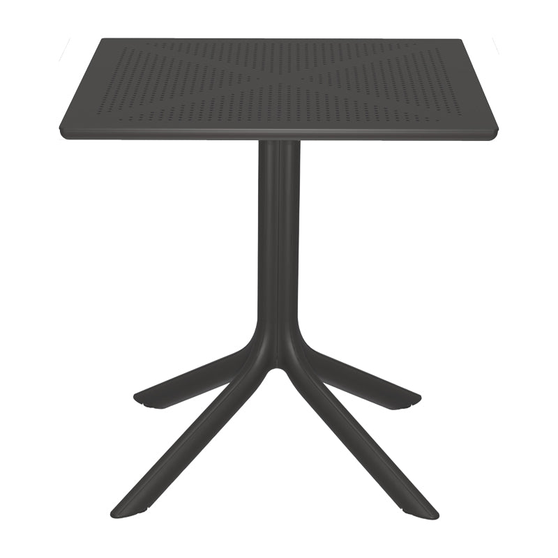 Dining table Groovy Zoi 3 pcs anthracite PP 60x60x76cm