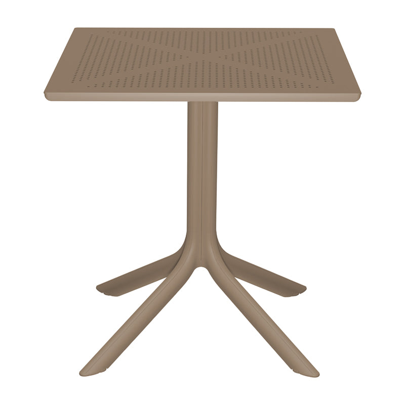 Dining table Groovy Hush 3 pcs cappuccino PP 60x60x76cm