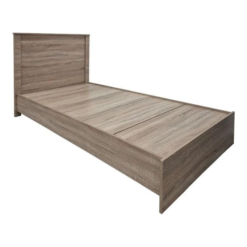 Bed with mattress Athos-Perfecto sonoma 90x190cm
