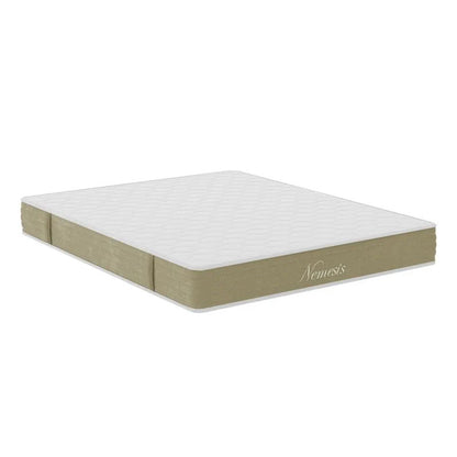 Bed with mattress Athos-Nemesis white 160x200cm