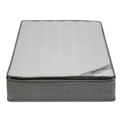 Bed with mattress Nevil-Perfecto fabric anthracite-black leg 90x190cm