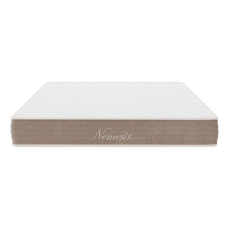 Bed with mattress Nevil-Nemesis anthracite fabric 150x200cm