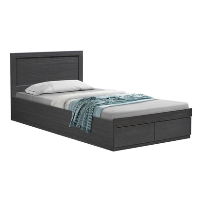 Bed with mattress and drawer Olympus-Perfecto wenge 100x200cm