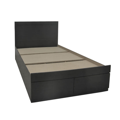 Bed with mattress and drawer Olympus-Nemesis wenge 100x200cm