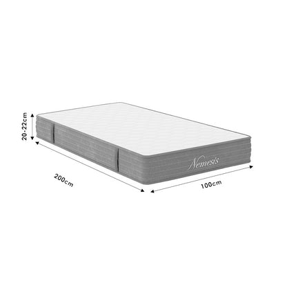 Bed with mattress and drawer Olympus-Nemesis wenge 100x200cm