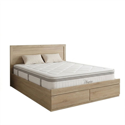 Bed with drawer and mattress Olympus-Utopia sonoma 150x200cm