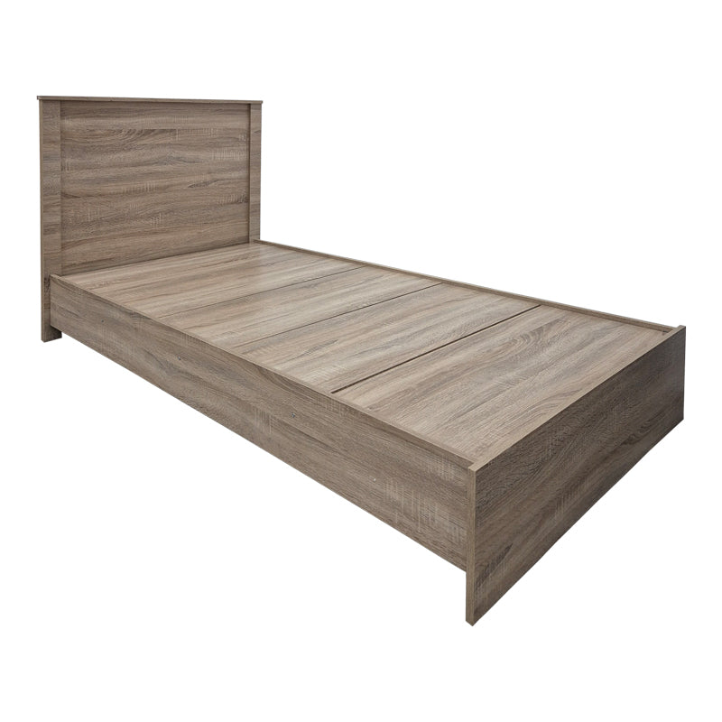 Bed with mattress Athos Sleepy sonoma 90x190cm