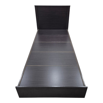 Bed with mattress Athos Sleepy wenge 90x190cm