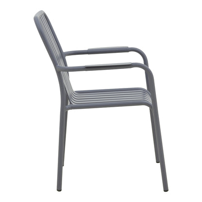 Dining set Dagyn Vista set 7pcs anthracite aluminum 180-240x90x76cm