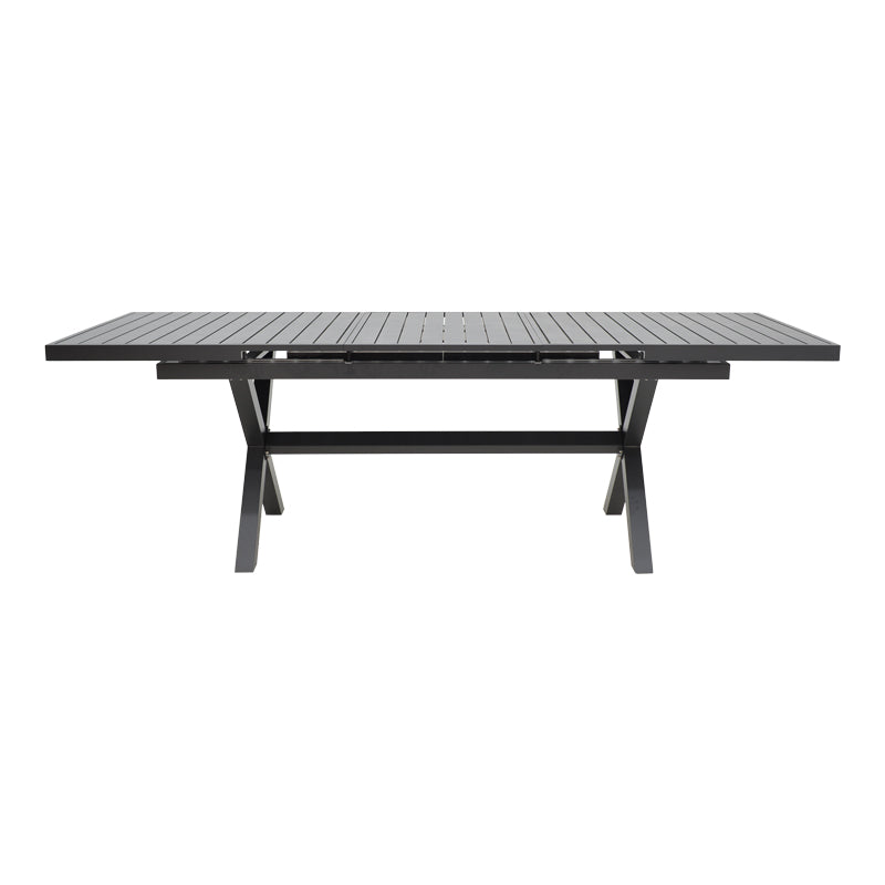 Dining set Dagyn Vista set 7pcs anthracite aluminum 180-240x90x76cm
