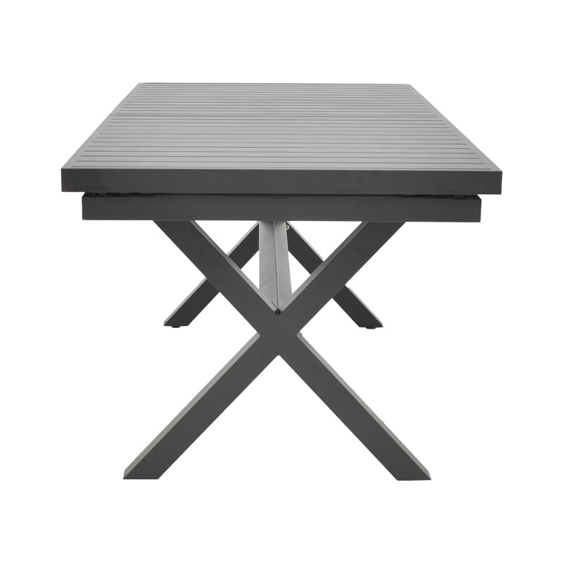 Dining set Dagyn Vista set 7pcs anthracite aluminum 180-240x90x76cm