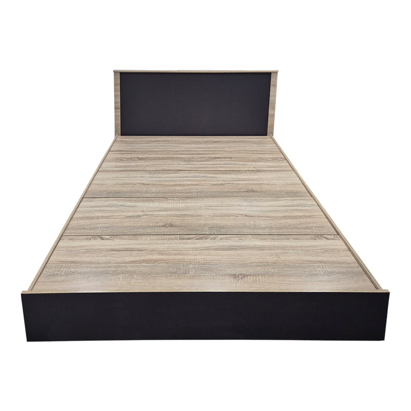 Bed with mattress Athos Utopia sonoma and anthracite 160x200cm