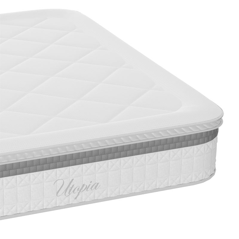 Bed with mattress Olympus Utopia sonoma 160x200cm