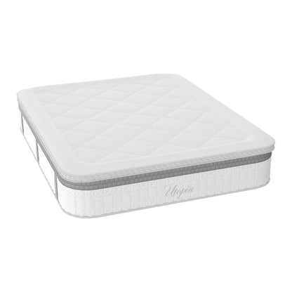 Bed with mattress Olympus Utopia sonoma 160x200cm
