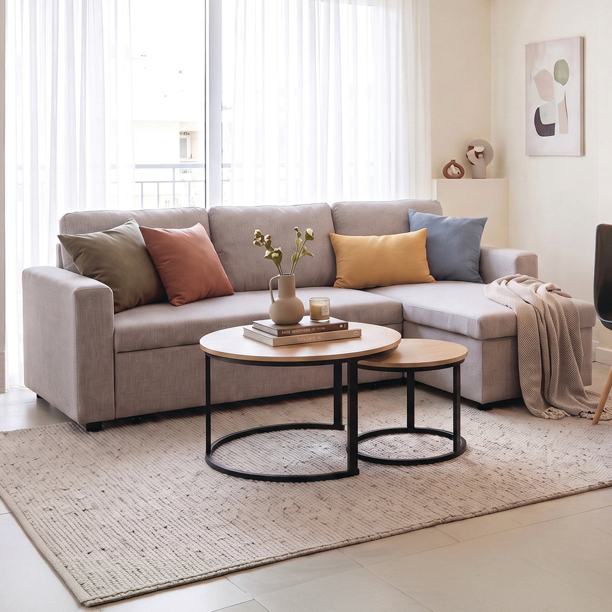 Student Living Room Furniture Set Zene 3Piece Set