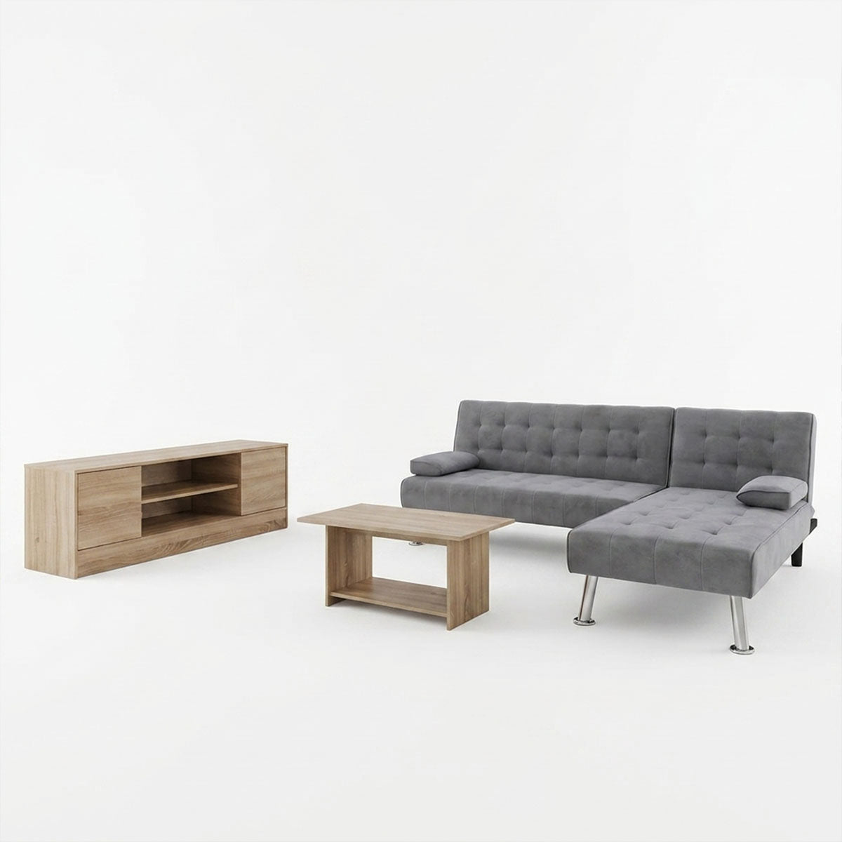 Student living room furniture package Reunion pakoworld set 3 pcs