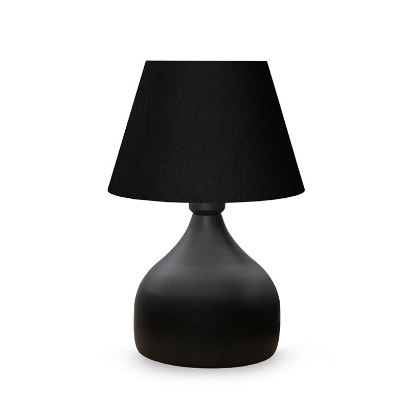 Table lamp PWL-1068 Ε27 black D22x32cm