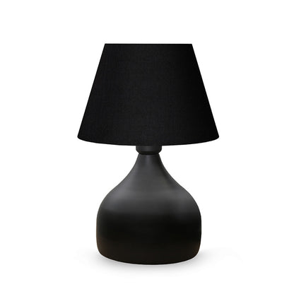 Table lamp PWL-1068 Ε27 black D22x32cm