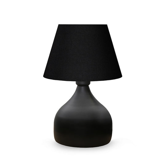 Table lamp PWL-1068 Ε27 black D22x32cm