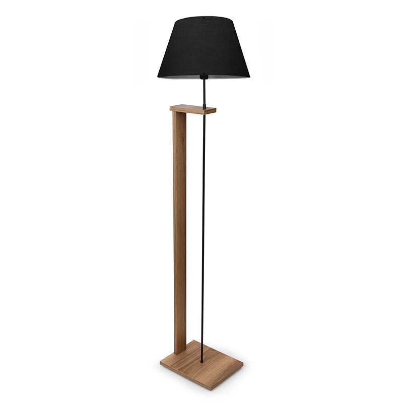 Floor lamp Lumino pakoworld E27 black-walnut D38x150cm